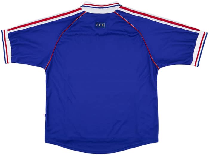 1998-00 France 'Pour Toi Fabien Barthez' Home Shirt - 8/10 - (XL)