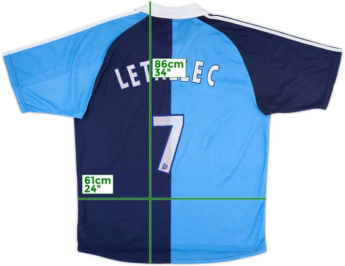 2000-02 Le Havre Home Shirt Le Tallec #7 - 8/10 - (XL)