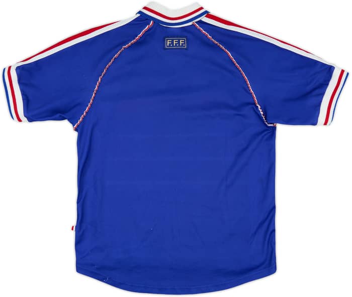 1998-00 France Home Shirt - 8/10 - (Y)