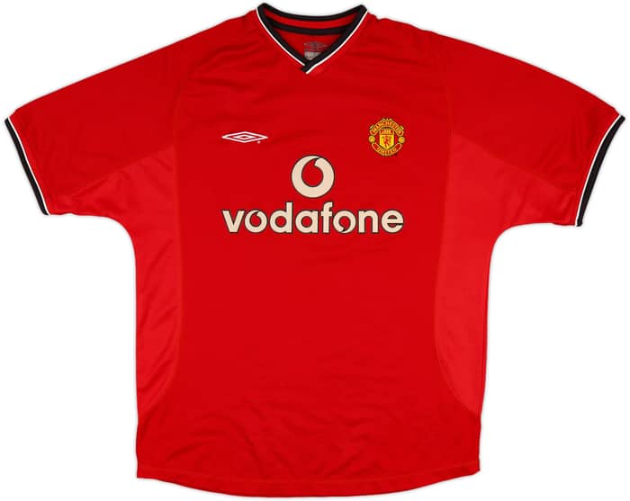 2000-02 Manchester United Home Shirt G Neville #2 - 5/10 - (XL)