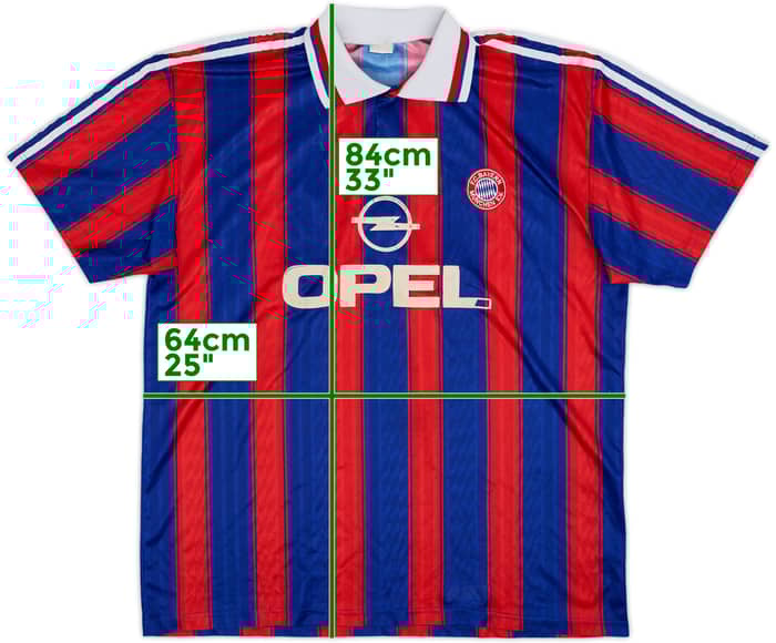 1995-97 Bayern Munich Home Shirt - 6/10 - (XXL)