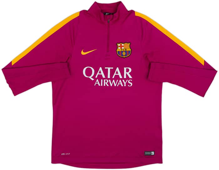2016-17 Barcelona Nike 1/4 Zip Drill Top - 8/10 - (M)