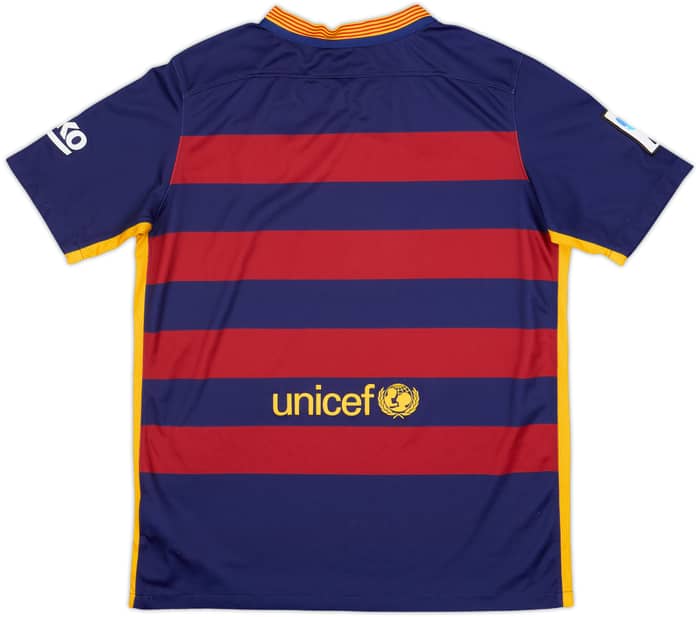 2015-16 Barcelona Home Shirt - 6/10 - (XL.Boys)