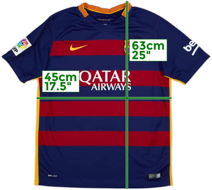 2015-16 Barcelona Home Shirt - 6/10 - (XL.Boys)