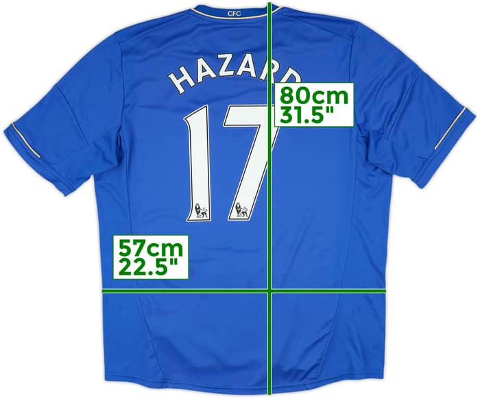 2012-13 Chelsea Home Shirt Hazard #17 - 5/10 - (XL)