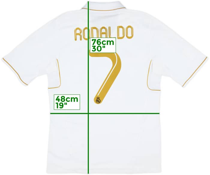 2011-12 Real Madrid Home Shirt Ronaldo #7 - 7/10 - (M)
