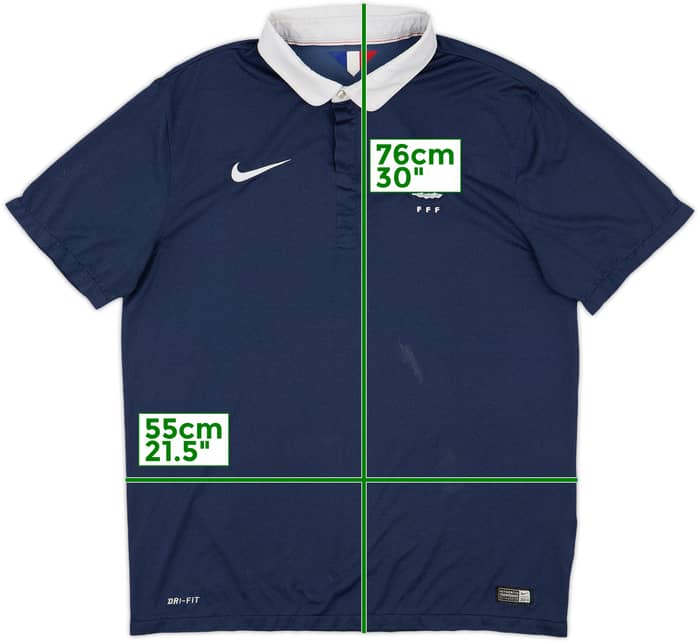 2014-15 France Home Shirt - 5/10 - (L)