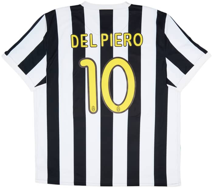 2009-10 Juventus Home Shirt Del Piero #10 - 7/10 - (XXL)