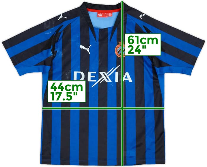2007-08 Club Brugge Home Shirt - 5/10 - (L.Boys)