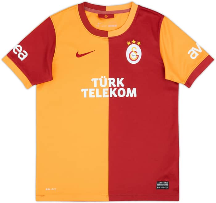 2013-14 Galatasaray Home Shirt - 5/10 - (L.Boys)