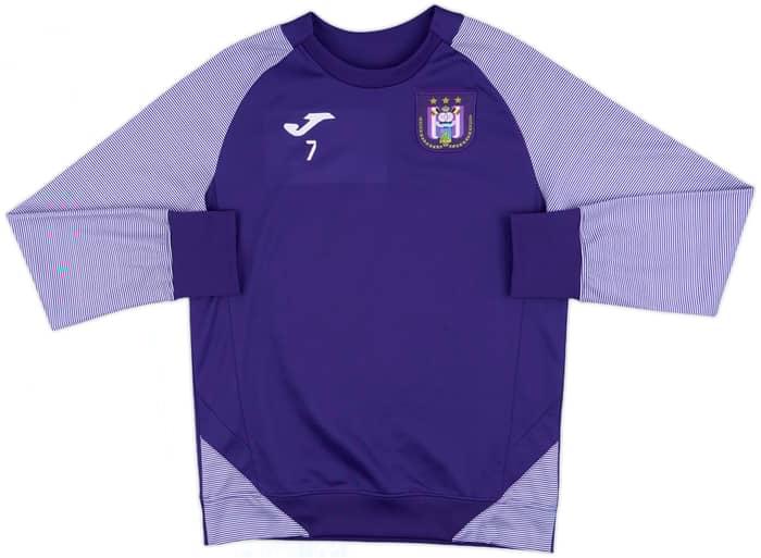 2020-21 Anderlecht Player Issue Joma Sweat Top #7 - 8/10 - (S)