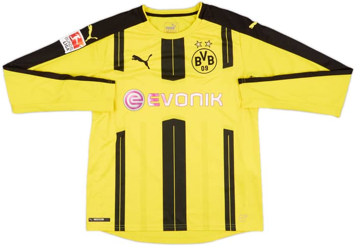 2016-17 Borussia Dortmund Home L/S Shirt Dembele #7 - 6/10 - (L.Boys)