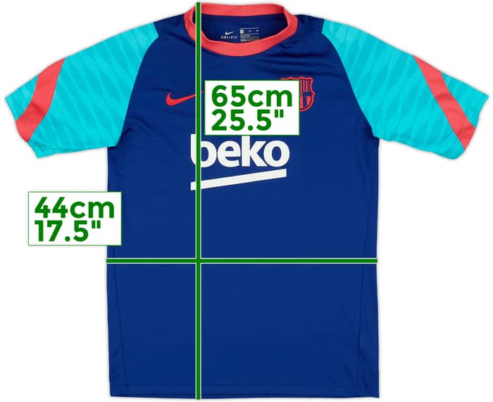2021-22 Barcelona Nike Training Shirt - 8/10 - (XL.Boys)