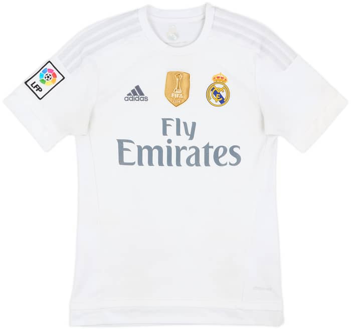 2015-16 Real Madrid Home Shirt Bale #11 - 6/10 - (XS)