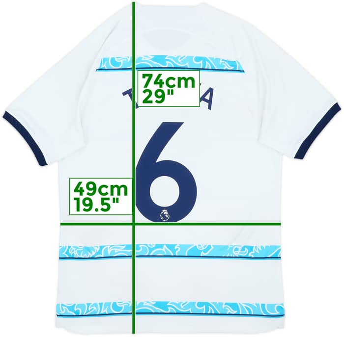 2022-23 Chelsea Away Shirt T.Silva #6 - 8/10 - (M)