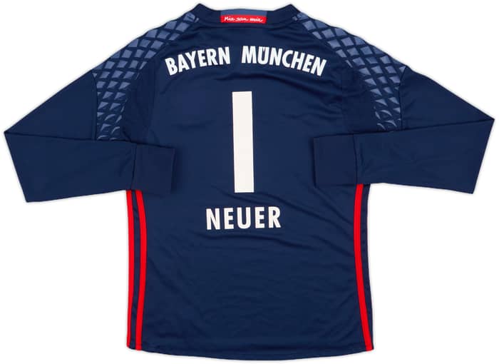 2016-17 Bayern Munich GK Shirt Neuer #1 - 7/10 - (M.Boys)