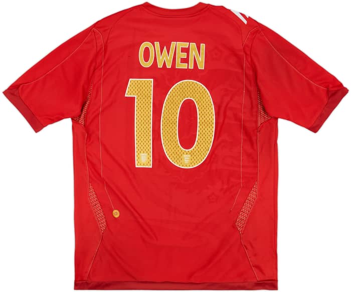 2006-08 England Away Shirt Owen #10 - 5/10 - (M)
