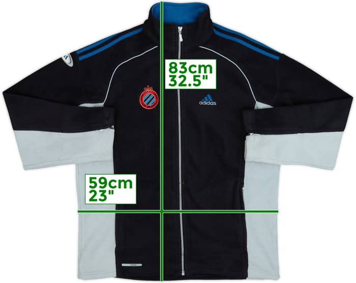 2003-04 adidas Template Fleece Track Jacket (Club Brugge) - 8/10 - (L)