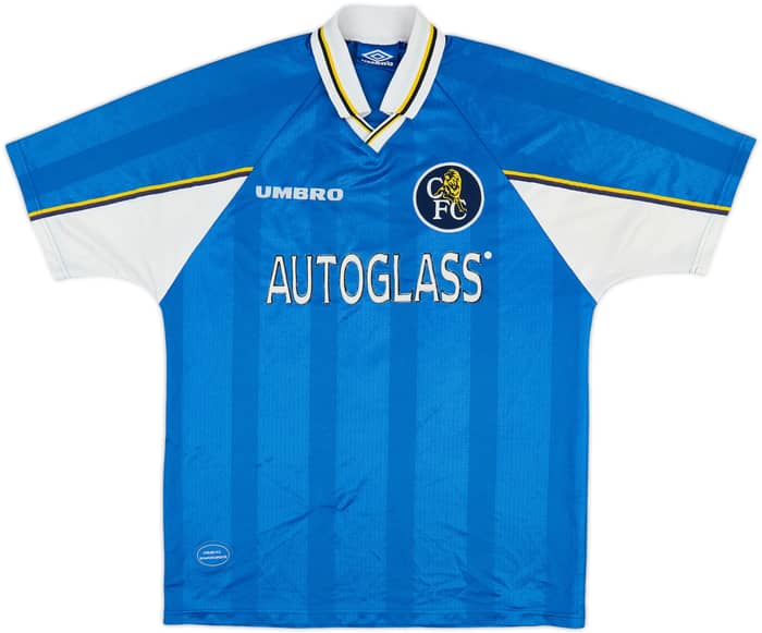 1997-99 Chelsea Home Shirt Drogba #15 - 6/10 - (L)