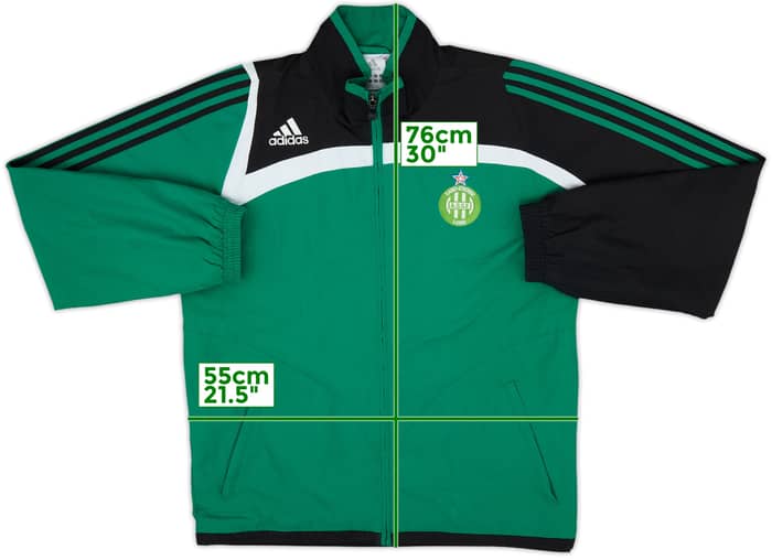 2007-08 Saint-Etienne adidas Track Jacket - 7/10 - (M)