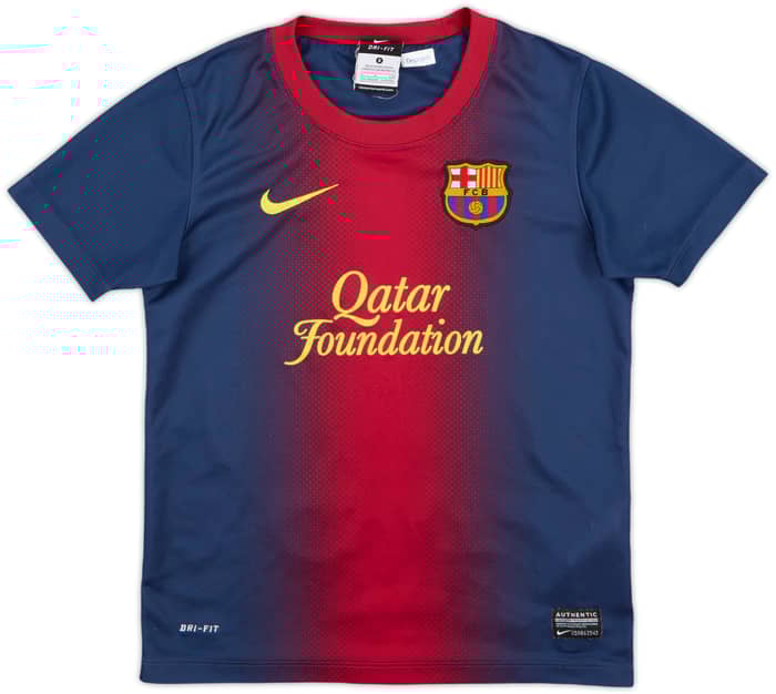 2012-13 Barcelona Home Shirt - 8/10 - (S.Boys)