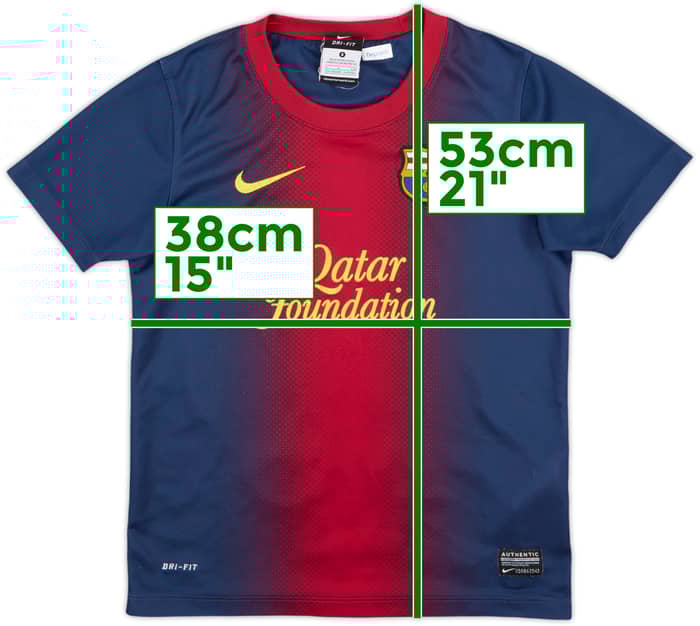 2012-13 Barcelona Home Shirt - 8/10 - (S.Boys)