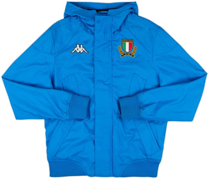 2004-06 Italy Rugby Kappa Hooded Rain Jacket - 9/10 - (M)