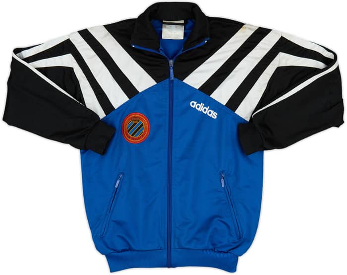 1995-96 Club Brugge adidas Track Jacket - 7/10 - (L.Boys)