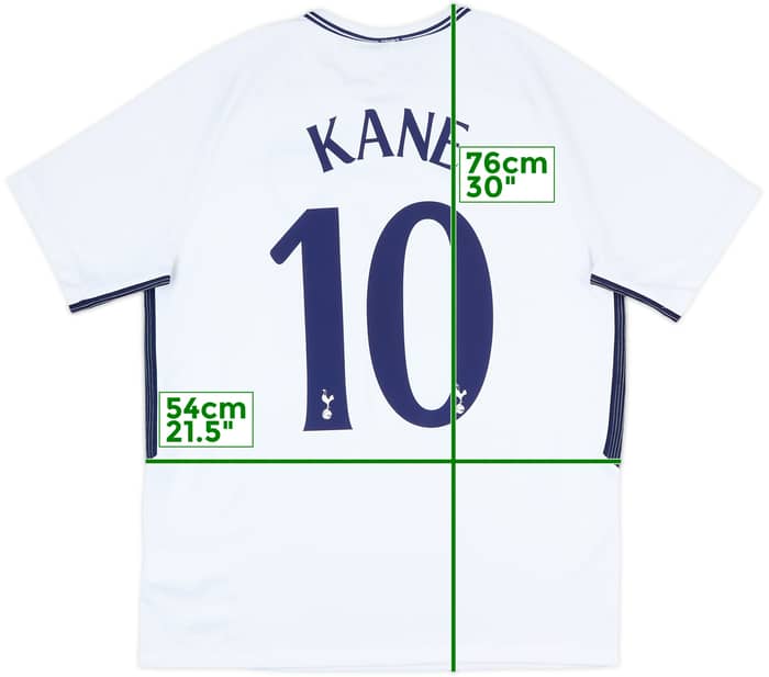 2017-18 Tottenham Home Shirt Kane #10 - 8/10 - (L)