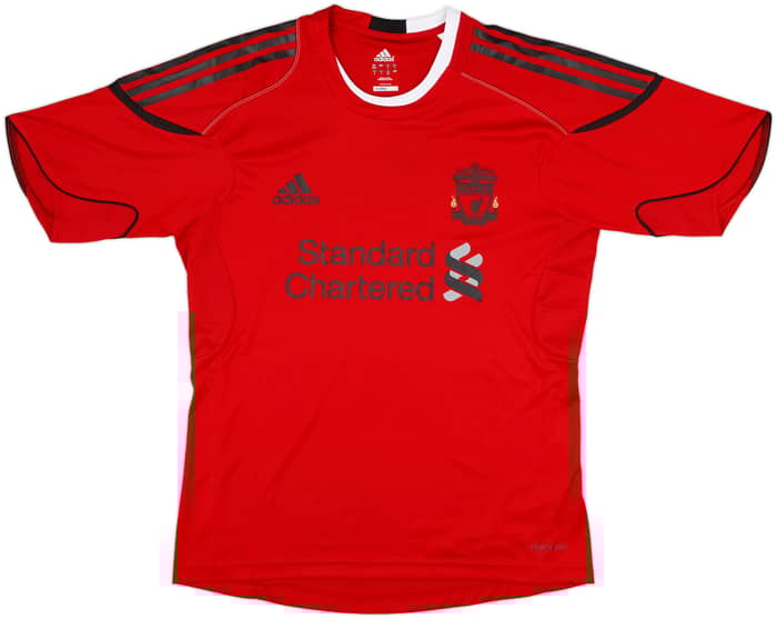 2010-11 Liverpool adidas Training Shirt - 9/10 - (L)