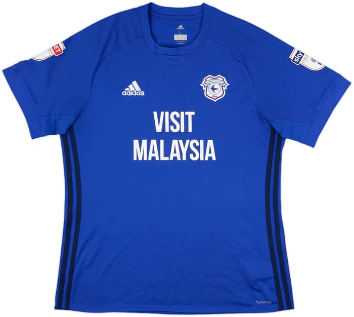 2017-18 Cardiff City Home Shirt Oscar #17 - 7/10 - (L)