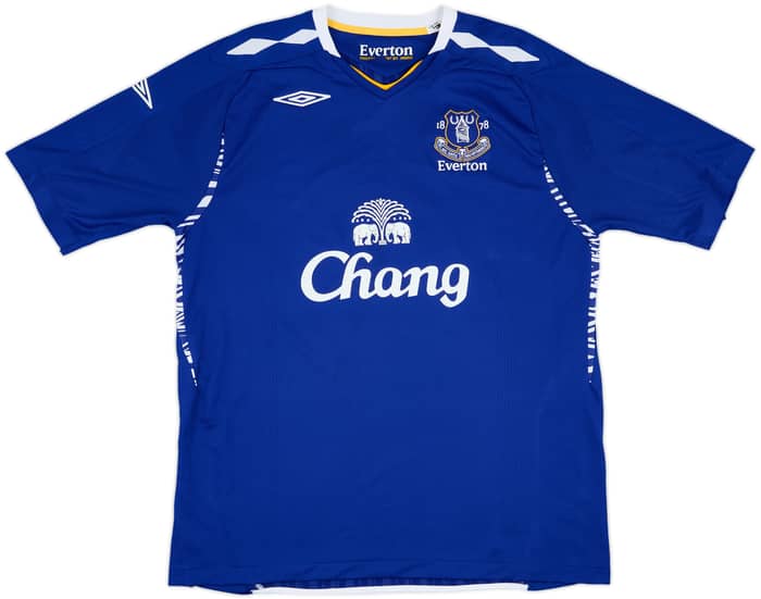 2007-08 Everton Home Shirt Pienaar #20 - 9/10 - (XL)