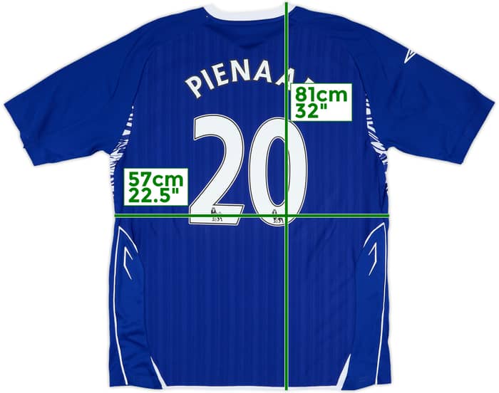 2007-08 Everton Home Shirt Pienaar #20 - 9/10 - (XL)