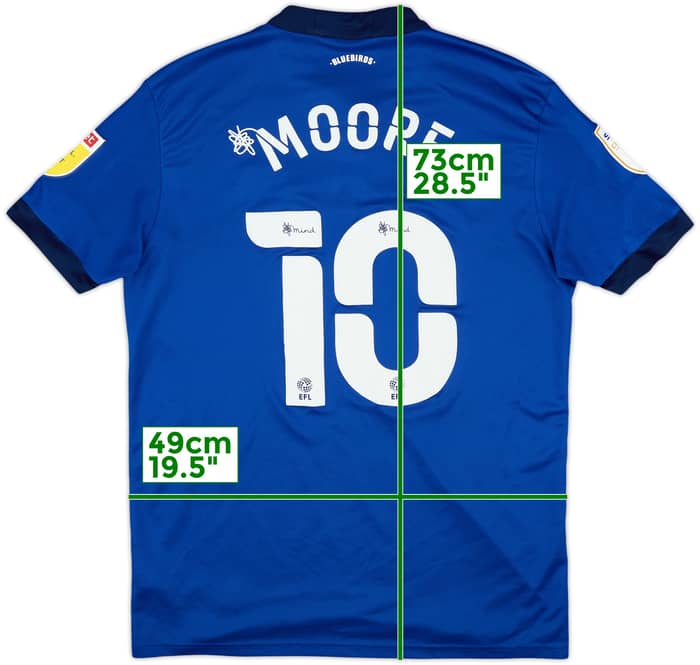 2021-22 Cardiff Home Shirt Moore #10 - 9/10 - (L)