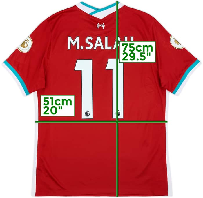 2020-21 Liverpool Home Shirt M.Salah #11 - 9/10 - (L)