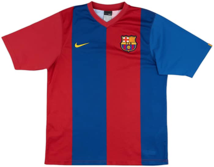 2006-07 Barcelona Basic Home Shirt Ronaldinho #10 - 10/10 - (M)