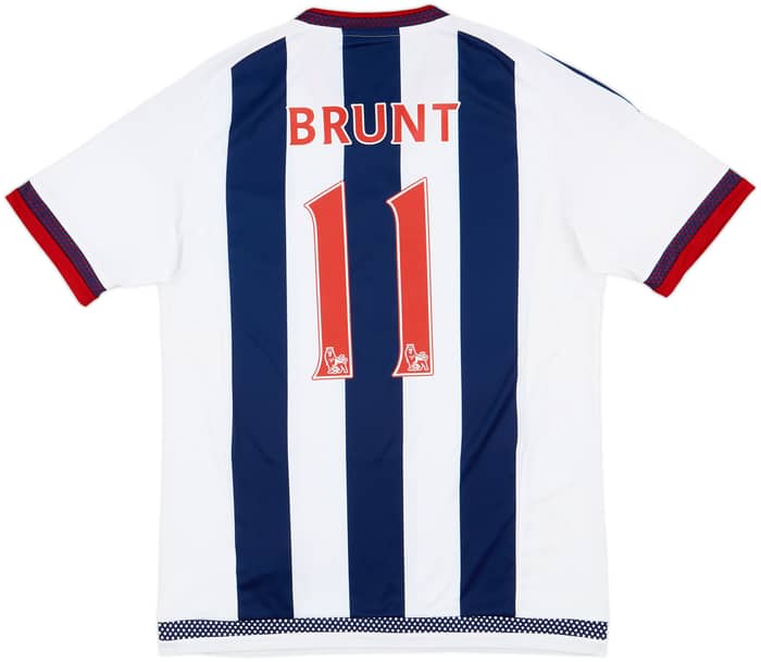 2015-16 West Brom Home Shirt Brunt #11 - 8/10 - (M)