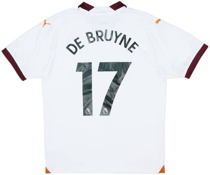 2023-24 Manchester City Away Shirt De Bruyne #17 - 7/10 - (M)