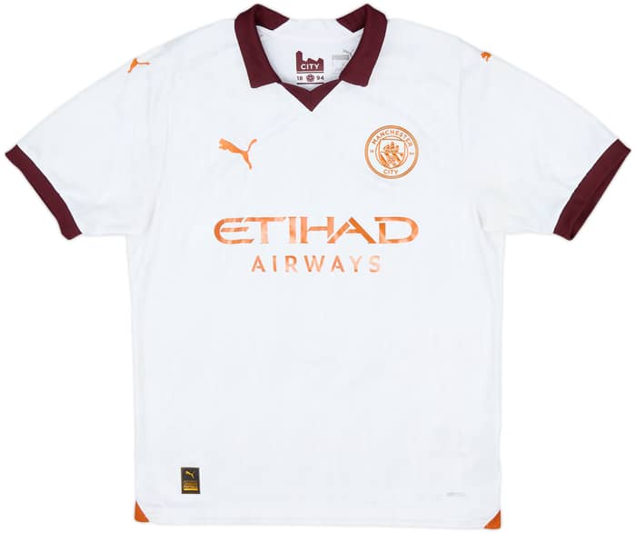 2023-24 Manchester City Away Shirt De Bruyne #17 - 7/10 - (M)