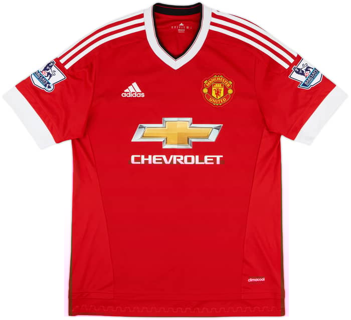 2015-16 Manchester United Home Shirt Memphis #7 - 8/10 - (M)