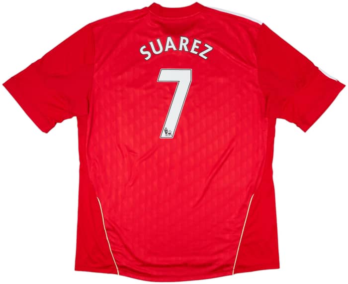 2010-12 Liverpool Home Shirt Suarez #7 - 7/10 - (3XL)