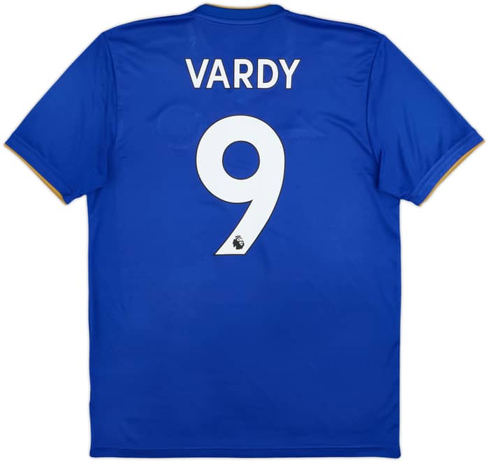2018-19 Leicester Home Shirt Vardy #9 - 8/10 - (M)