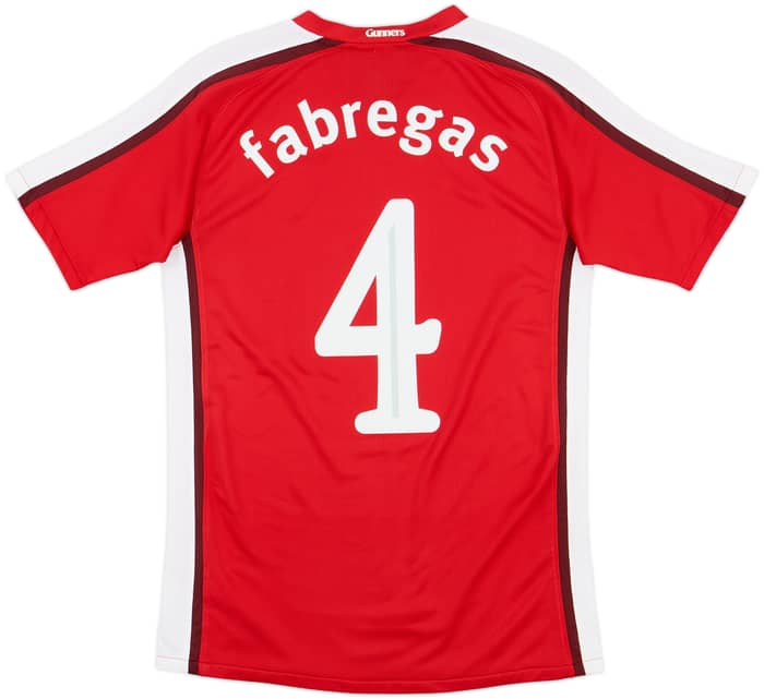 2008-10 Arsenal Home Shirt Fabregas #4 - 8/10 - (XL.Boys)