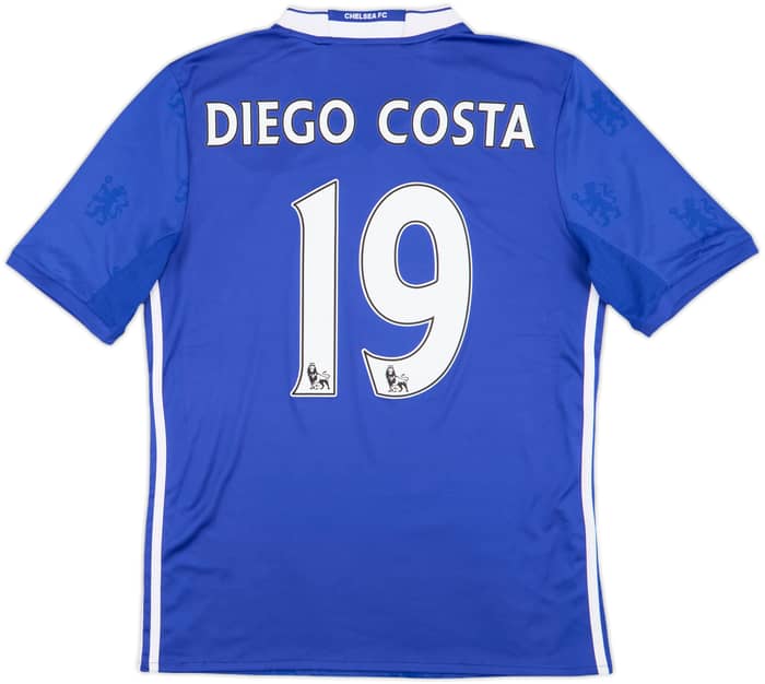 2016-17 Chelsea Home Shirt Diego Costa #19 - 8/10 - (XL.Boys)