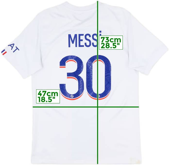 2022-23 Paris Saint-Germain Third Shirt Messi #30 - 6/10 - (S)