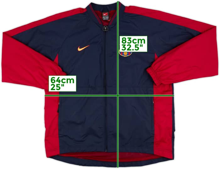 1999-00 Barcelona Nike Track Jacket - 8/10 - (M)