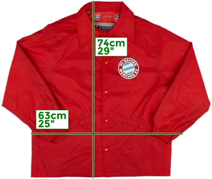 1990s Bayern Munich Button-Up Track Jacket - 8/10 - (S)