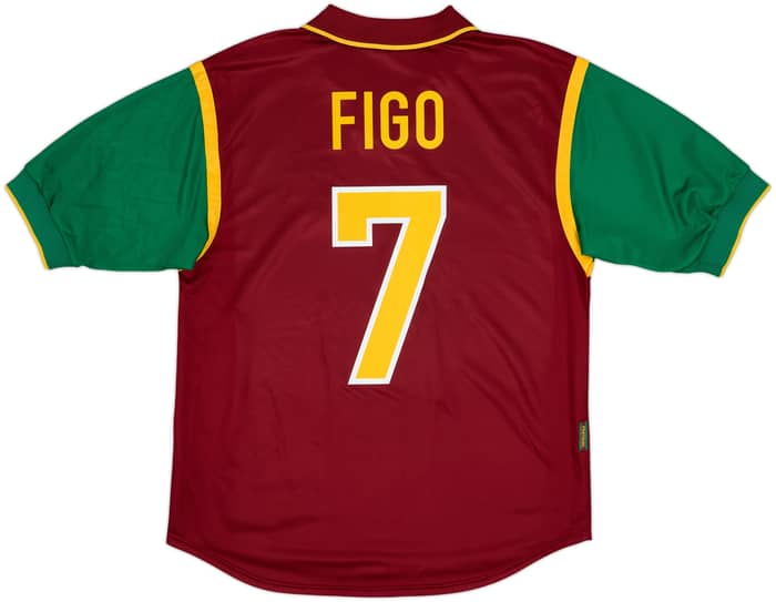 1999-00 Portugal Home Shirt Figo #7 - 9/10 - (M)