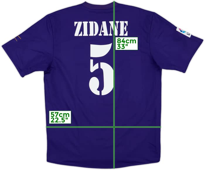 2001 Real Madrid Third Shirt Zidane #5 - 10/10 - (L)