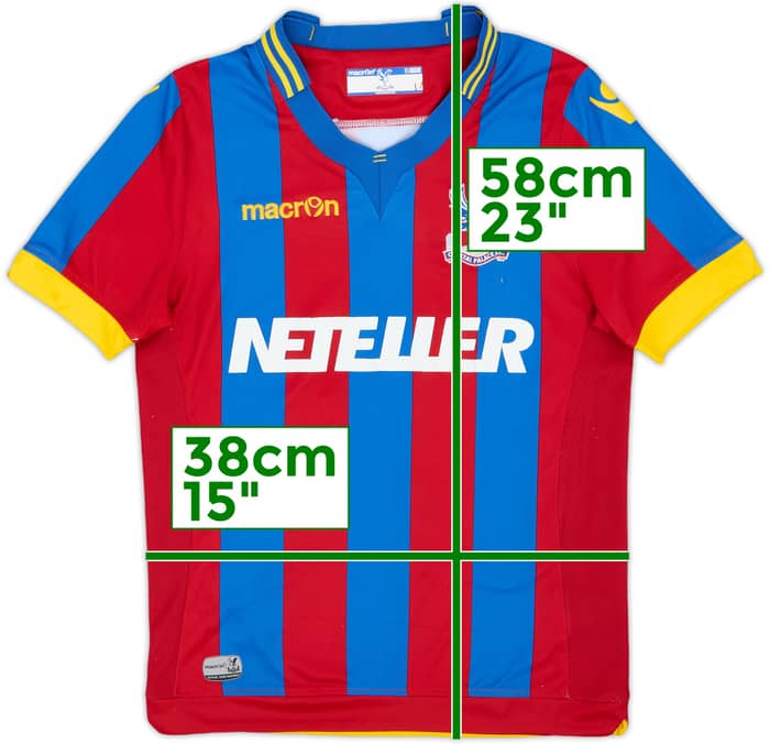 2014-15 Crystal Palace Home Shirt - 7/10 - (L.Boys)